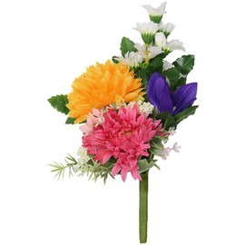 Namukuma-chan Workshop Buddha Flower (M) for Buddhist Altars (1 Bunch), Height 7.9 inches (20 cm), Size M