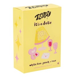 Teapsy Tea - It's a Date - White Tea, Peach & Rose - Flavoured Tea 15 Teabags