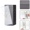 Black Metal Cash Box with 20 PCS Banknotes Top-Insert Holders