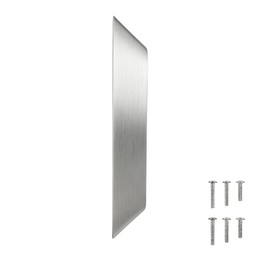 MUMU 6-Pack Brushed Nickel Double Hole Cabinet Pulls, 3.78 Inch Center to Hole Modern Cabinet Handles Drawer Handles for Kitchen & Bathroom.