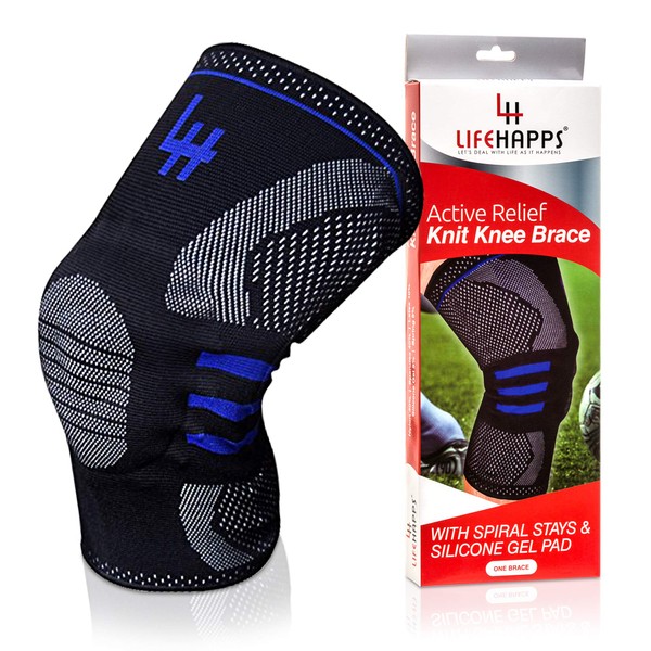 Lifehapps Active Relief Knee Brace Gel Knee Support and Compression