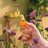 Aczyqws 2 Pack Hose Tap Connector 3/4 inch and 1/2
