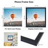 JCJMY 10x10 Picture Frame Black for Wall Hanging, Wall Mounting