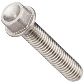 C.F.POSH Small Flange Hex Bolts, Stainless Steel, M6X30, Pack of 2, 820750-030