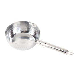 Yukihira Saucepan Aluminum Alloy Round Stainless Steel Handle Fast Heating Japanese Snow Pan for Home Kitchen Cooking 7.9in Opening(for Open Fire)