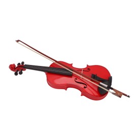 Unbranded US Full Size 4/4 Natural Red Wood Acoustic Violin Fiddle with Case Rosin Bow Set