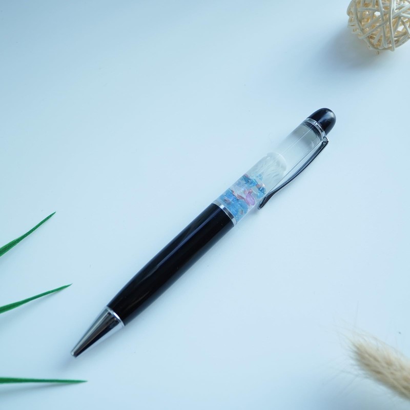 Sikyby Jellyfish Funny Pens Cute Floater Floating Liquid Writing Journaling