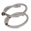 Everflow 27108-NL-2 Braided Faucet Connector 8" Long, 1/2" IPS Brass