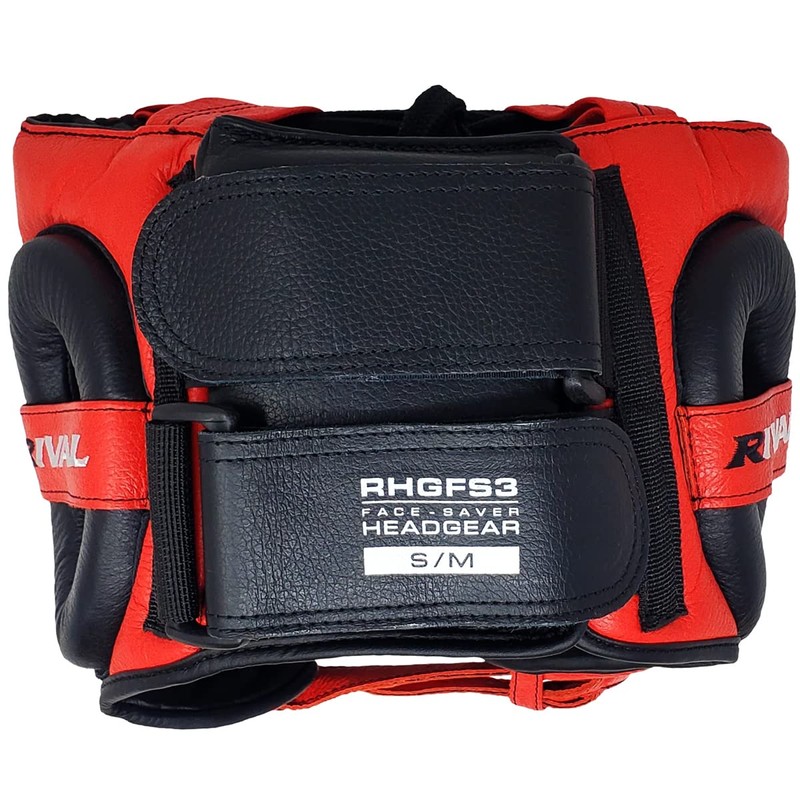 Rival Boxing Guerrero Facesaver Headgear - L/XL - Red/Black
