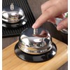 UQMIQURA Table Bell, Table Bell, Reception Bell with Crisp Bell,