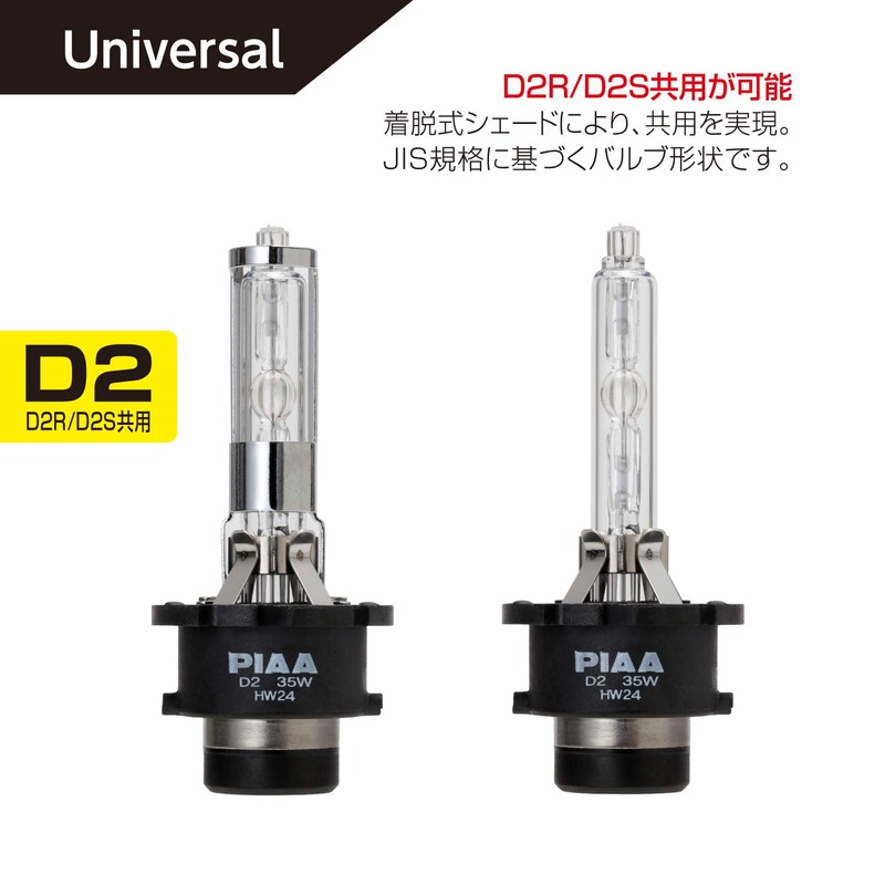 PIAA HL603 HID Bulb for Headlights, Genuine Replacement, 6,000K, Blue