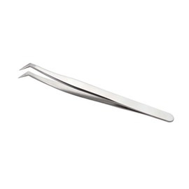 Healeved Stainless Steel Eyelash Grafting Tweezer Applicator Tool Precision Clip for False Lashes Lightweight Design for Easy Maneuvering for Makeup Artists and Everyday Use