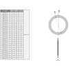 MroMax 20 Pcs Copper Flat Washers M18 Metric Round Gasket