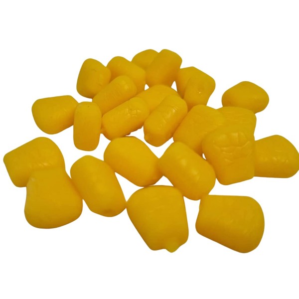25 Pack Flavoured Pop Up Fake Corn Imitation Carp Fishing