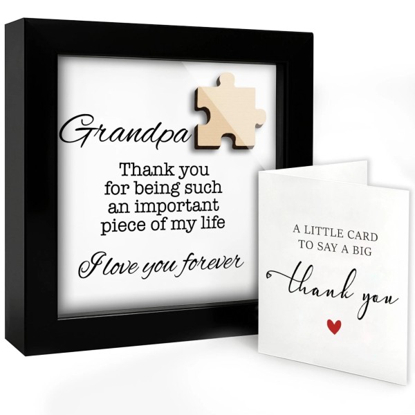 Decor Thank You Grandpa Gift from Grandkids Fathers Day Puzzle