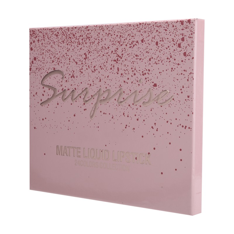 24pcs LANGMANNI Matte Lip Glaze Set Waterproof NonStick Cup Lip