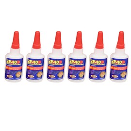 FastCap 2P-10 Professional Medium Wood Adhesive Glue - Ideal for Wood Works - All Purpose Application - 4000 PSI Tensile & Sheer - 2 oz., 6-Pack - 80069-6P