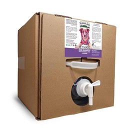 VERMONT SOAP Organics Pet Shampoo - Infused with Organic & Natural Olive Oil, Coconut & Aloe Vera Dog Shampoo for Sensitive Skin - USDA Certified Grooming Pet Shampoo - 5 Gallon