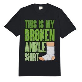 Funny Broken Ankle Injury Comfort Colors Adult Heavyweight T-Shirt