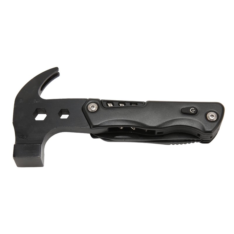 Multifunctional Hammer Foldable Small Portable Multitool Hammer with LED Light