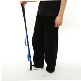 NOLITOY Leg Belt Practical Leg Band Leg Assist for Rigid Exercise Leg Band Hip Surgery Exercise Leg Assist Leg Lifter Strap for Elderly Versatile Leg Item Blue