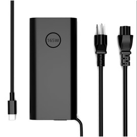 165W USB Type C Laptop Charger Compatible with Dell Precision 5680 5690, Pro Max 16 18 Plus AC Adapter, DA165PM210 HA165PM210 LA165PM210 0M9TG5 0GXFW2 0N86KM Power Supply Cord