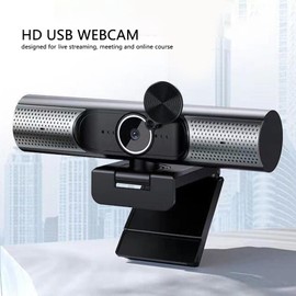 Topiky 2K 30fps Webcam with Microphone, USB Web Camera, Auto Focus, HiFi Speaker, Noise Reduction, Microphone, Plug and Play PC for Desktop, Laptop, Video Chat