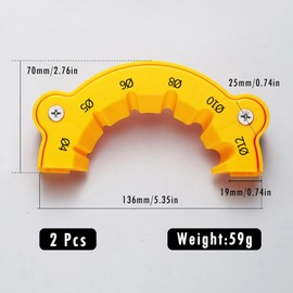 Casbomy 2-Pack 2025 Drill Bit Sharpener, Multi-Purpose Drill Grinder, Angle Grinder Tool, Drill Sharpener for All Bits