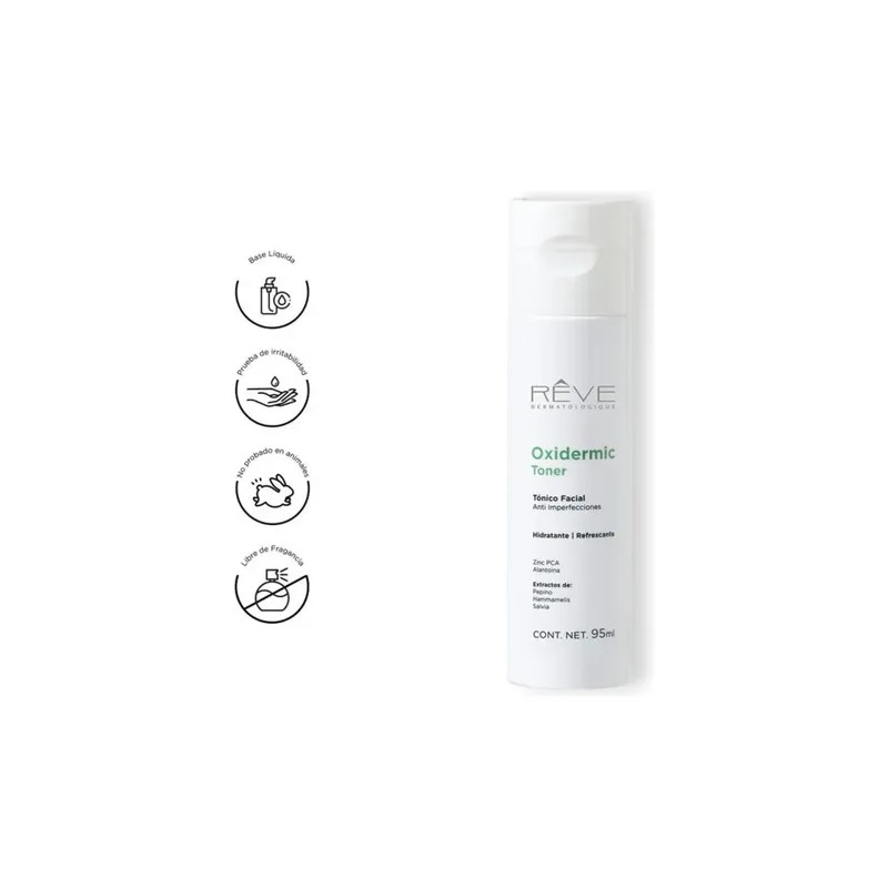 Reve Dermatologique Oxidermic Tónico Facial Hidratante 95ml