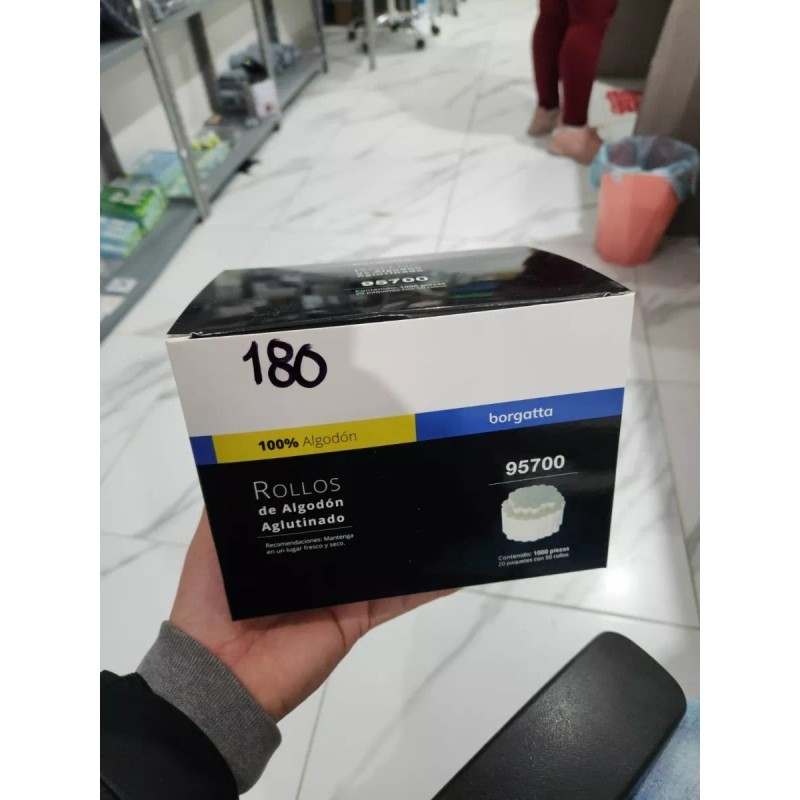 Borgatta Rollos De Algodón #2 ( 1000 Pz ) Borgatta