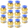 ERGAOBOY 10pcs 8mm Pipe AD x 1/4 BSP Male Thread