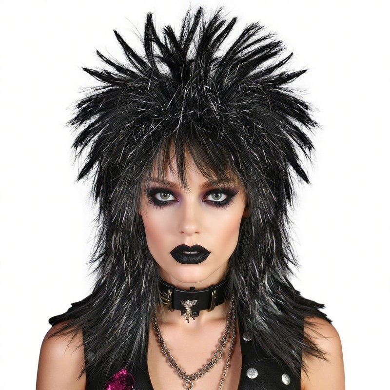 Kurze Monk Perücke +clarahead Perückenmütze