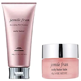 Milbon Jemile Fran Melty Butter 3.5 oz (100 g) + Melty Butter Balm 1.4 oz (40 g)