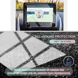 CDEFG Kompatibel mit Mitsubishi Eclipse Cross 2020-2022 2023 Navigation Schutzfolie Tempered Glas 9H Kratzfest 8 Zoll GPS Displayschutzfolie Auto Navi Folie Eclipse Cross 2022 PHEV Zubehör