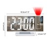 MiOYOOW Alarm Clock, Bedroom Alarms, 3-Level Brightness, Small Digital Clock