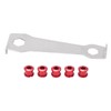 Chainring Screws & Screw Wrench Kit, Corrosion Resistant Single Chainring