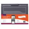 Smead Cascading Wall Organizer, 6 Pockets, Letter Size, Gray/Neutral (92061)