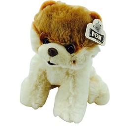 Pomeranian Plüsch Plüschhund Namens POM Kuscheltier super-süss, softweich Größe 27 cm