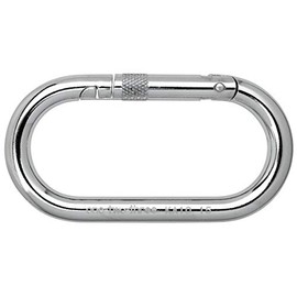 123 KA10 Carabiner Iron O Shape No Ring