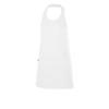 Velilla Adult Apron Short Dungarees and Buttons Unisex Adult White