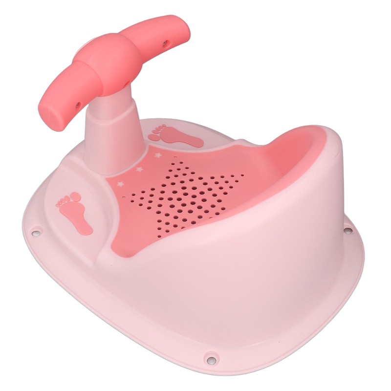Infant Bath Seat with Backrest Strong Suction Cup Ergonomic Anti