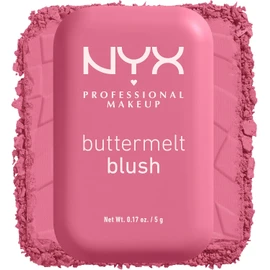 NYX Professional Makeup Buttermelt Blush, Rubor en Polvo, con hasta 12 horas de duración, de alta pigmentación resistente a la decoloración y transferencia, tono: For The Butta - 5gr