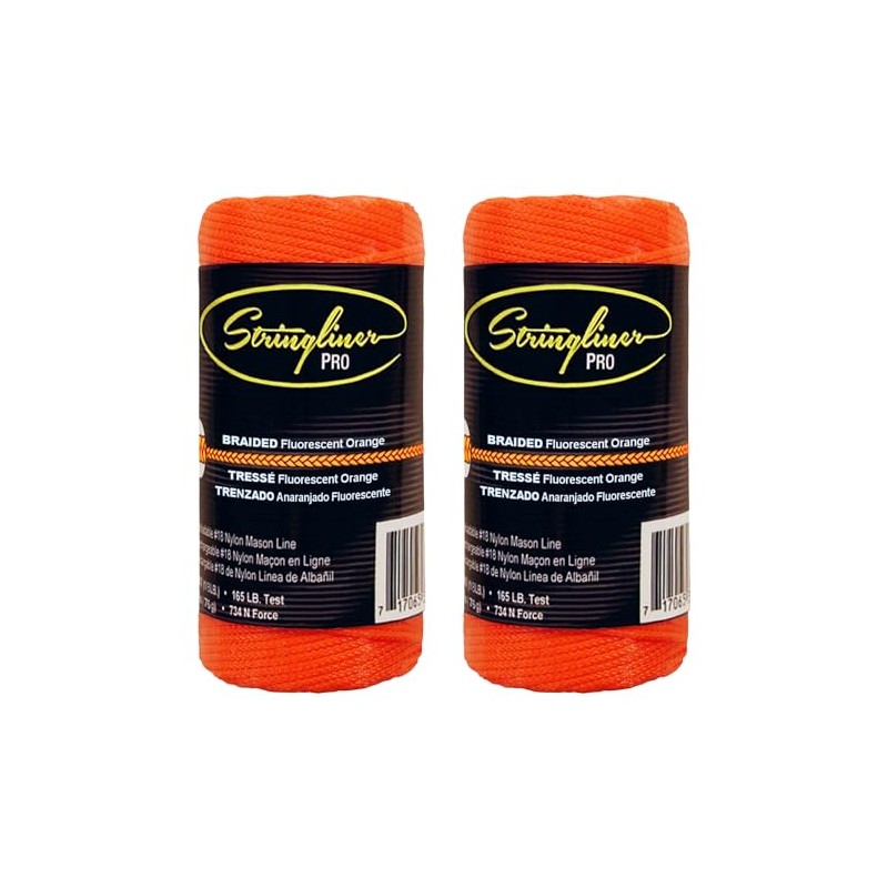 Stringliner 35059 Mason’s Line Replacement Rolls – 1/8 Lb. #18