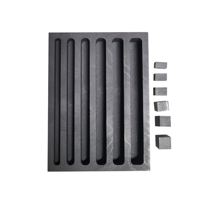 OTOOLWORLD Gold Silver Graphite Ingot Mold Mould Crucible for Melting
