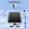 8W Solar Panel for Outdoor Security Camera, 5V Micro USB&