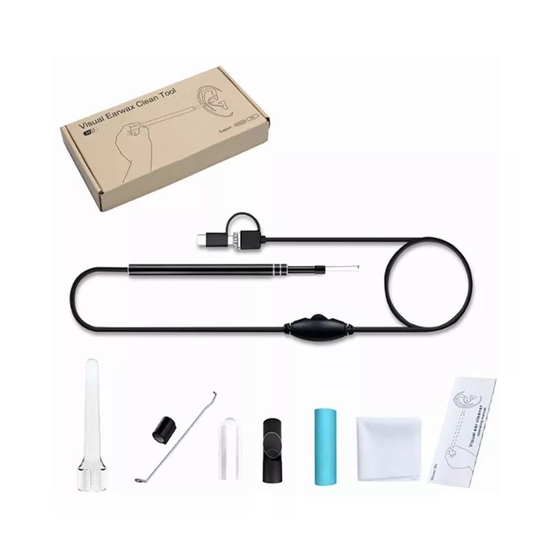 Dahua Cámara Endoscopio Wifi De Oídos, Otoscopio Con 6 Led's
