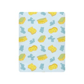 Baby Crib Sheets Sponge Foam Bubbles Pattern Crib Sheets for Boys Girls,Neutral Bassinet Toddler Bed Play Sheets Breathable Soft and Portable 52 * 28 * 9in