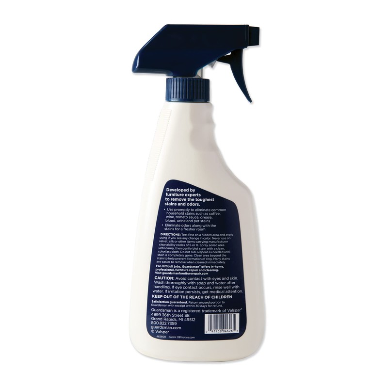 Guardsman 462600 Stain & Odor Eliminator for Fabric Removes Stains,