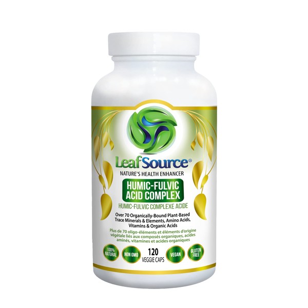 Humic and Fulvic Acid Supplement 120 vcap Leafsource | Trace