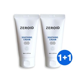 1+1 Zeroid Soothing Cream 80ml+80ml / 1+1 제로이드 수딩크림 80ml+80ml